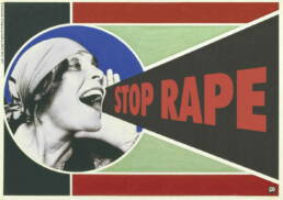 Image of a poster with women shouting 